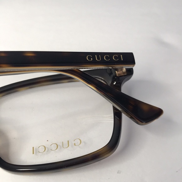 Auth - New - Gucci GG0191OA 006 HAVANA HAVANA TRANSPARENT MEN OPTICAL EYEGLASSES - Picture 13 of 16